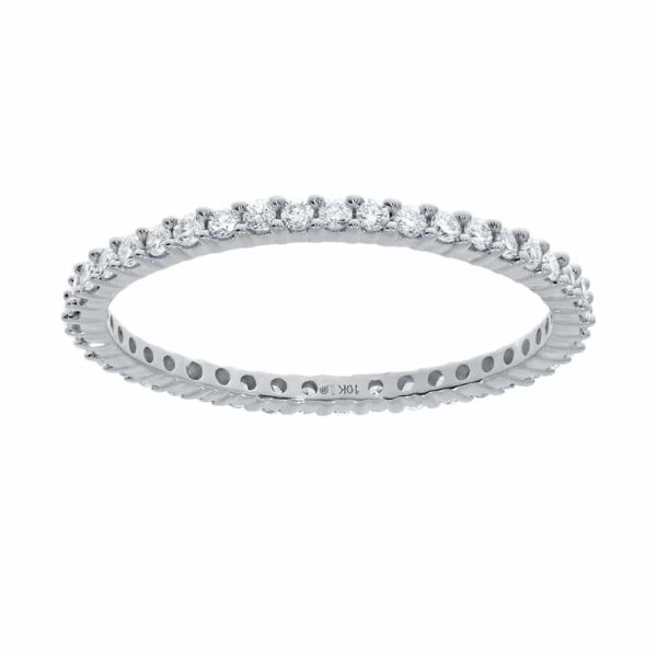 La Joya Drool-Worthy 1/3-1 Carat Total Weight Certified Lab Grown Diamond Eternity Band For Women Crafted in the Metal and Color of Your Choice