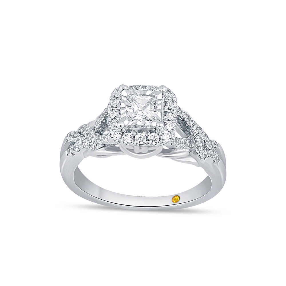 Lab Created Diamond Engagement Ring in Solid Gold | Lumi