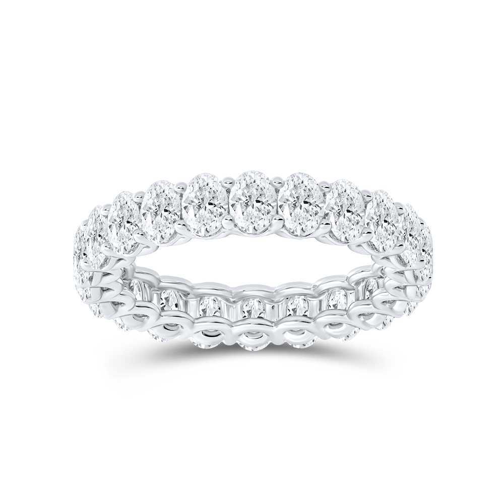 Lab Created Oval Shape Diamond Eternity Ring (2 ct. tw.) | Dani