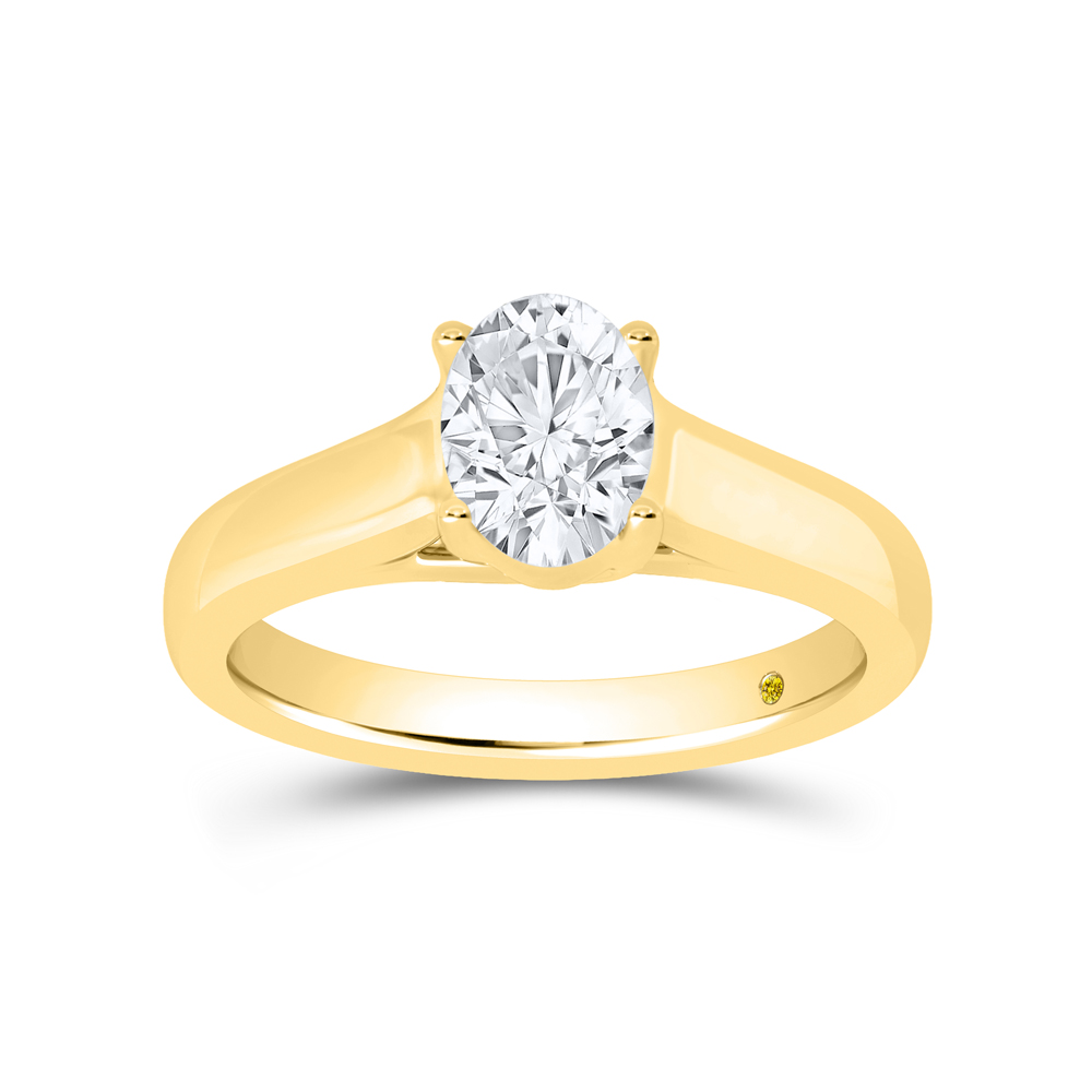 2 Carat Oval Diamond Engagement Ring | Ruth | La Joya