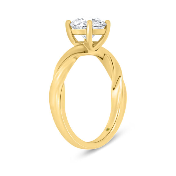 Lab Created Pear Shape Diamond Solitaire Ring | Rein