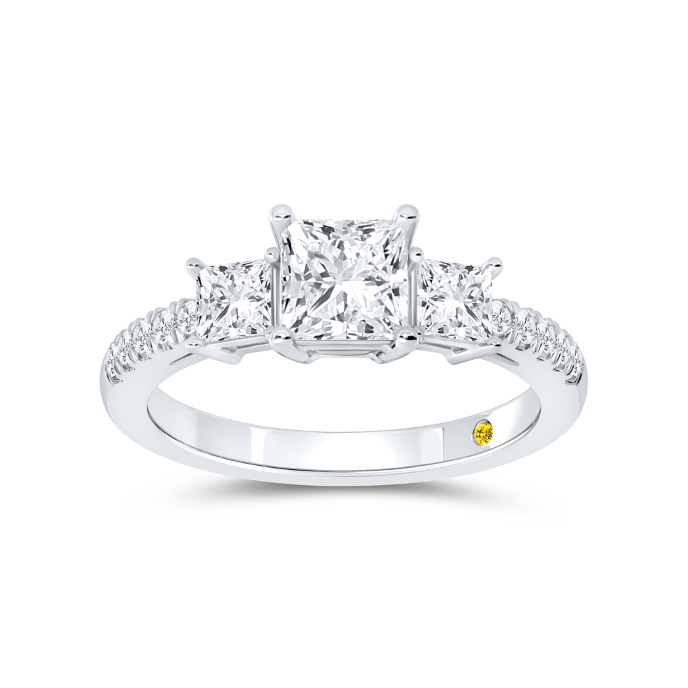 Lab Grown Diamond Engagement Ring in Gold | June