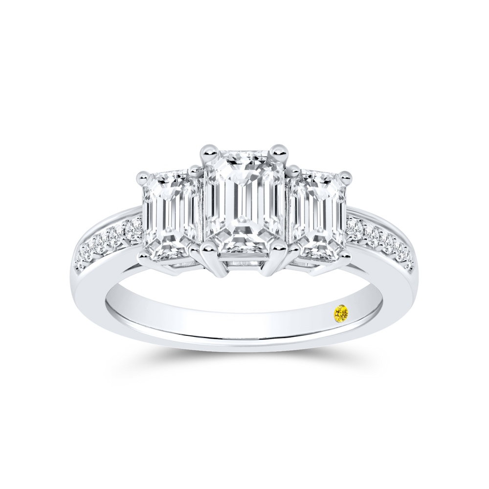 Lab Grown Diamond Engagement Ring in Gold | Aliya