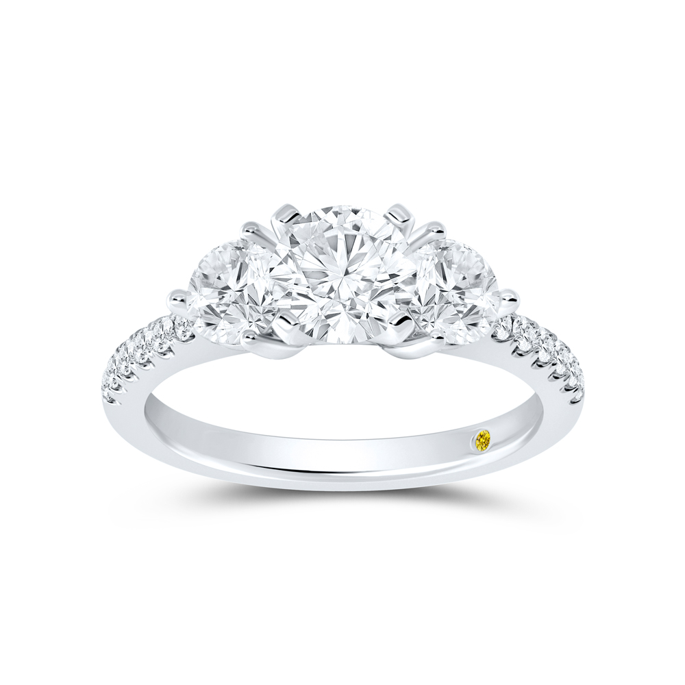 Lab Grown Diamond Engagement Ring in Gold | Ina