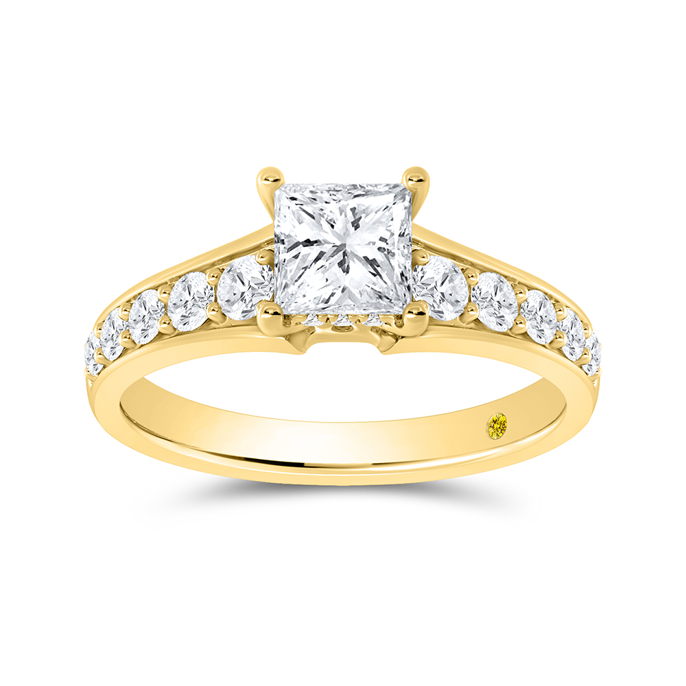 Lab Grown Prong Set Diamond Engagement Ring | Kate