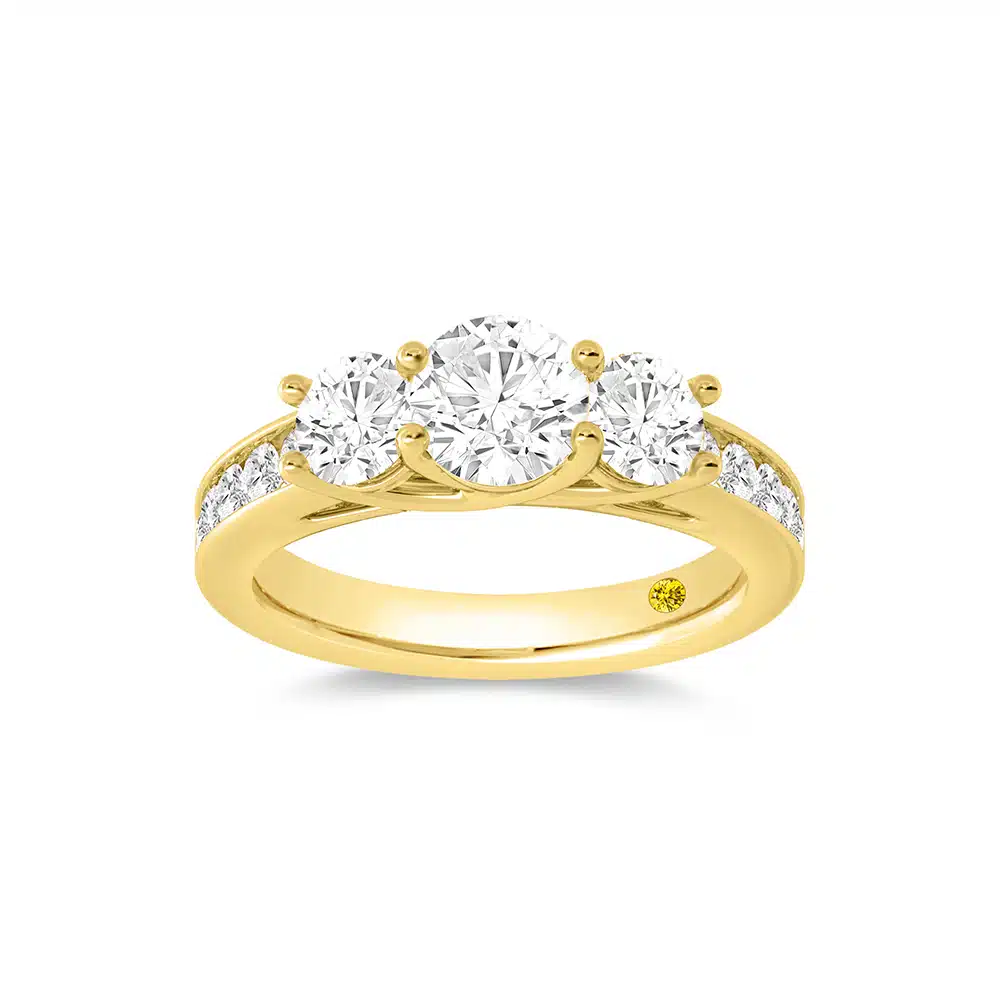 Channel Set Lab Grown Diamond Engagement Ring | Paris