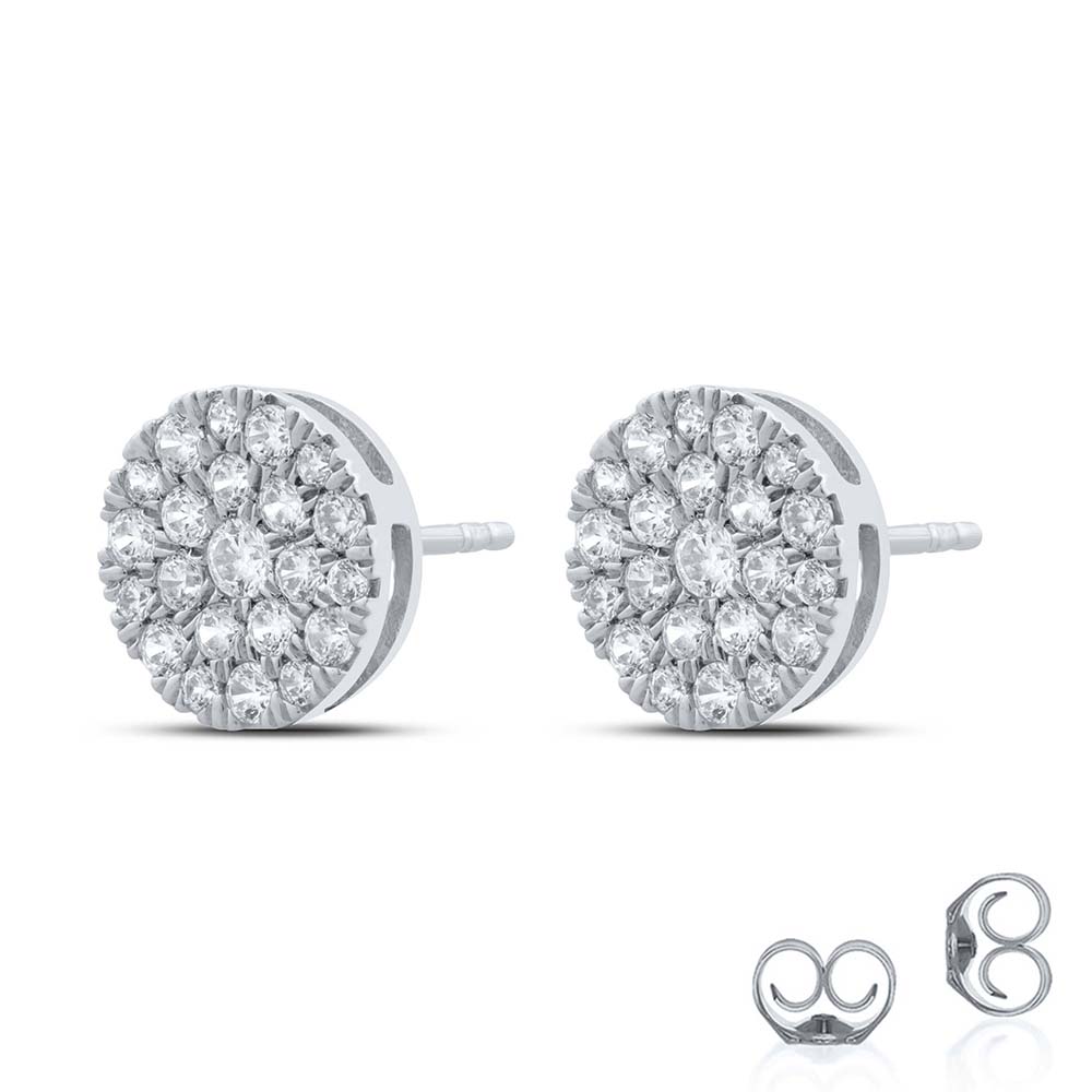 Shop Cluster Diamond Earrings - La Joya