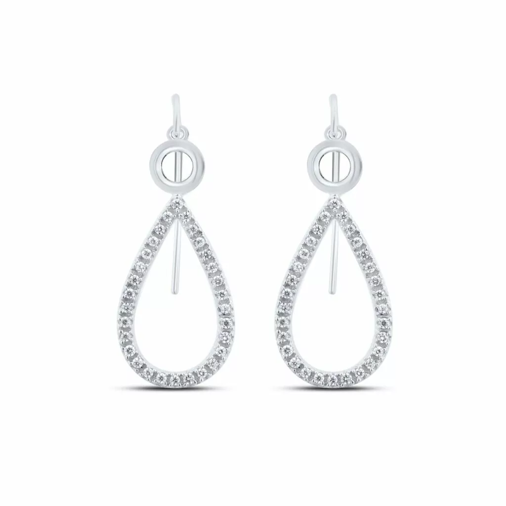 Lab Created Dangling Diamond Earrings (1/3 ct. tw.) | Siana