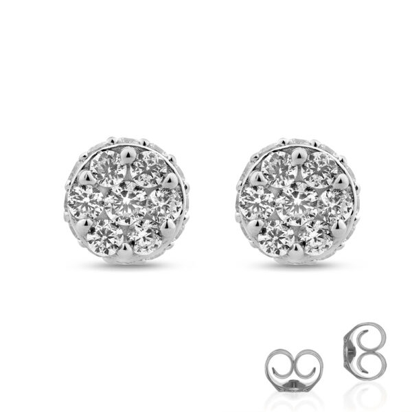 Lab-Grown-Cluster-Diamond-Earrings-With-Hidden-Accent-Diamonds-1--2-Ct.-Tw.--Coro-$1,274.99