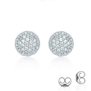 Lab-Created-Cluster-Diamond-Earring-3-4-Ct-Tw--Lena