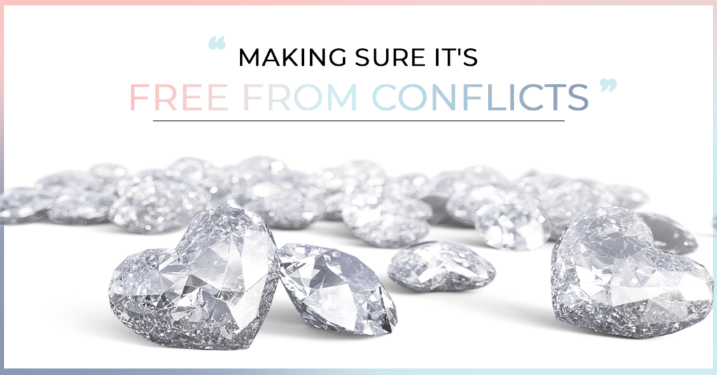 Why is it essential to have conflict-free and ethically sourced diamonds?