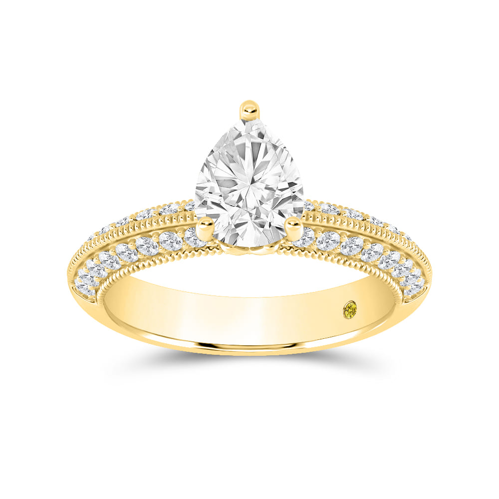 Lab Created Princess Cut Diamond Engagement Ring (3/4 - 3 ct. tw.) | Cami