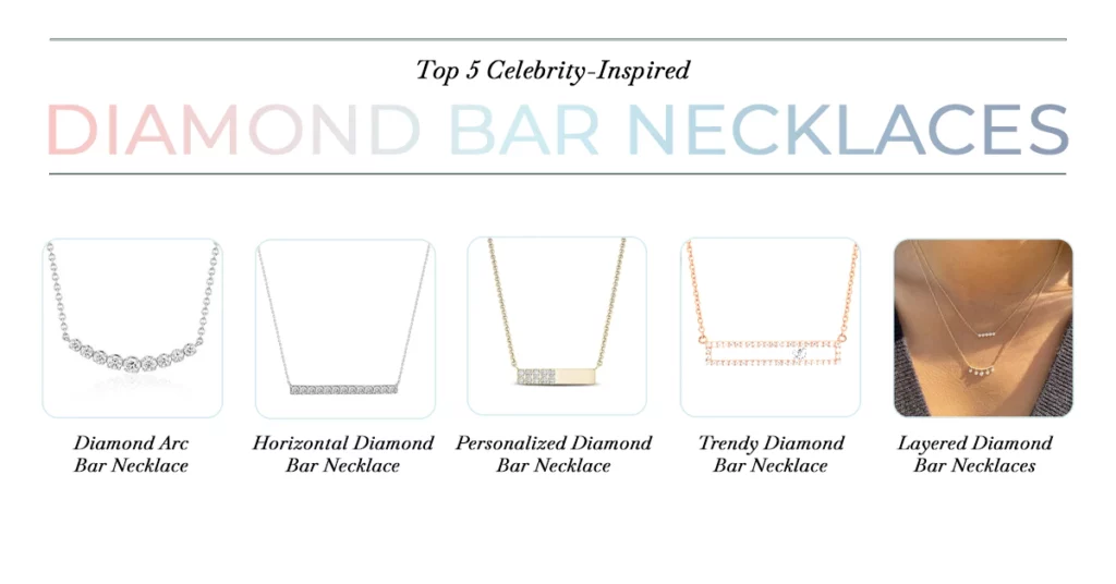 Top 5 Celebrity-Inspired Diamond Bar Necklaces