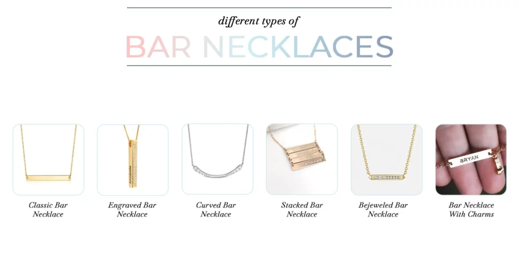 Types Of Bar Necklaces