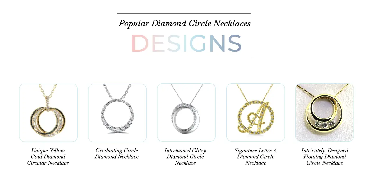 Diamond Circle Pendant - Shared Prong - NEI Group