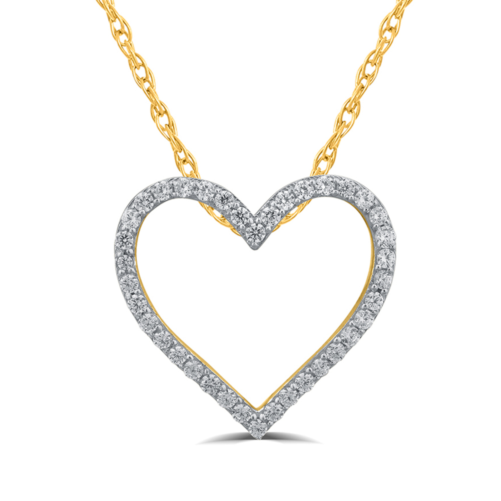 Lab Grown Diamond Heart Necklace (1/4 - 1 ct. tw.) | Dash