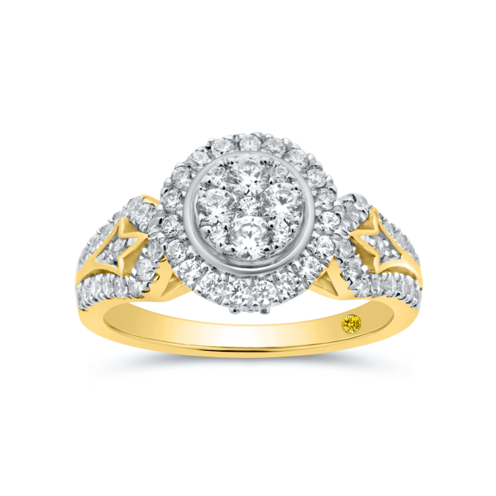 Lab Created Art Deco Diamond Ring | Mishka