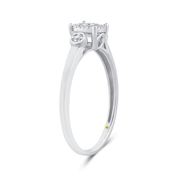 Three Stone Themed Lab Grown Diamond Promise Ring