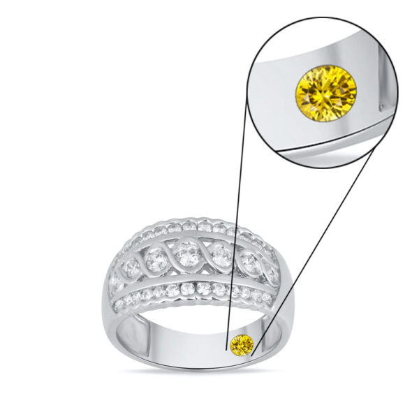 Vivacious Lab Grown Diamond Anniversary Ring
