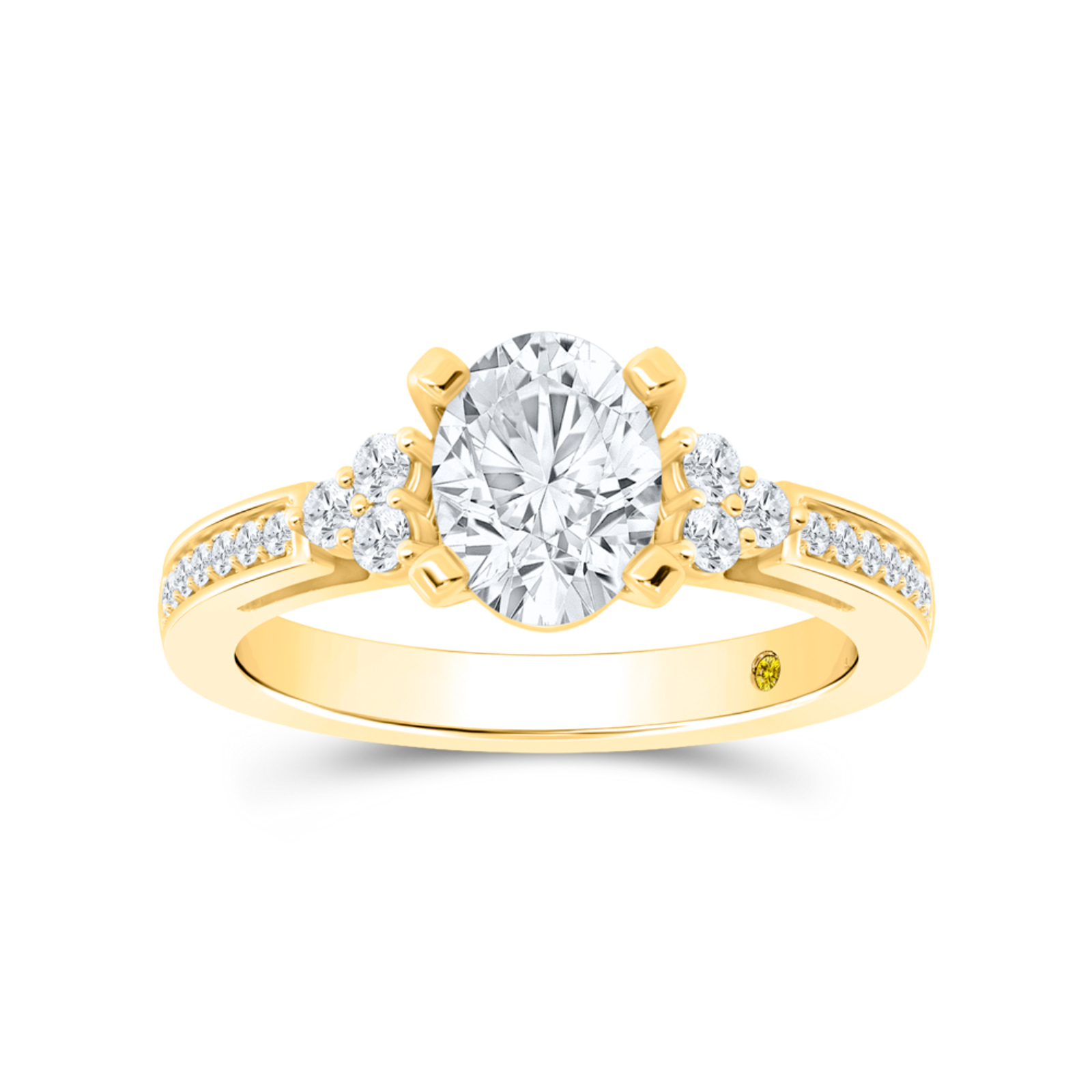 Lab Created Round Brilliant Cut Diamond Engagement Ring (1 - 3 ct. tw.) | Joelle
