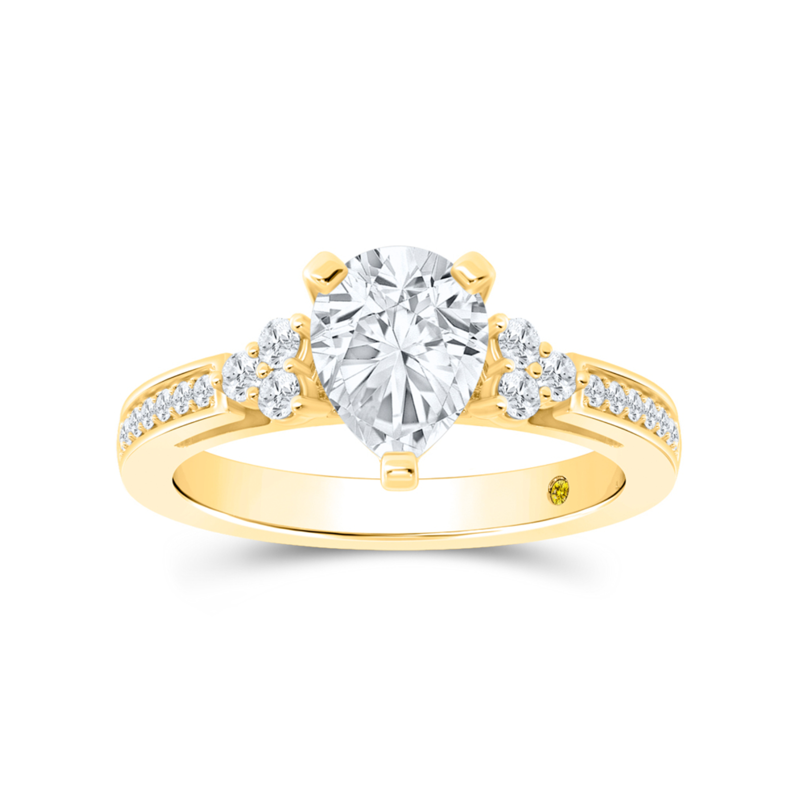 Lab Created Round Brilliant Cut Diamond Engagement Ring (1 - 3 ct. tw.) | Joelle