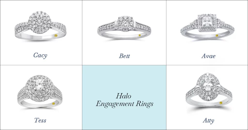 Halo Engagement Rings