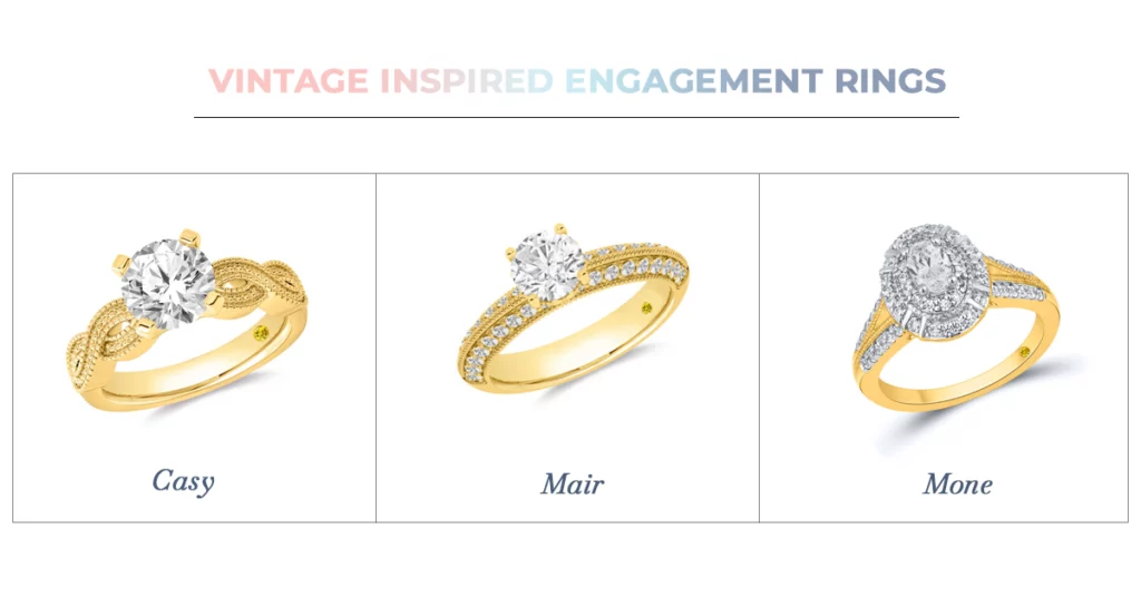 Vintage Inspired Engagement Rings