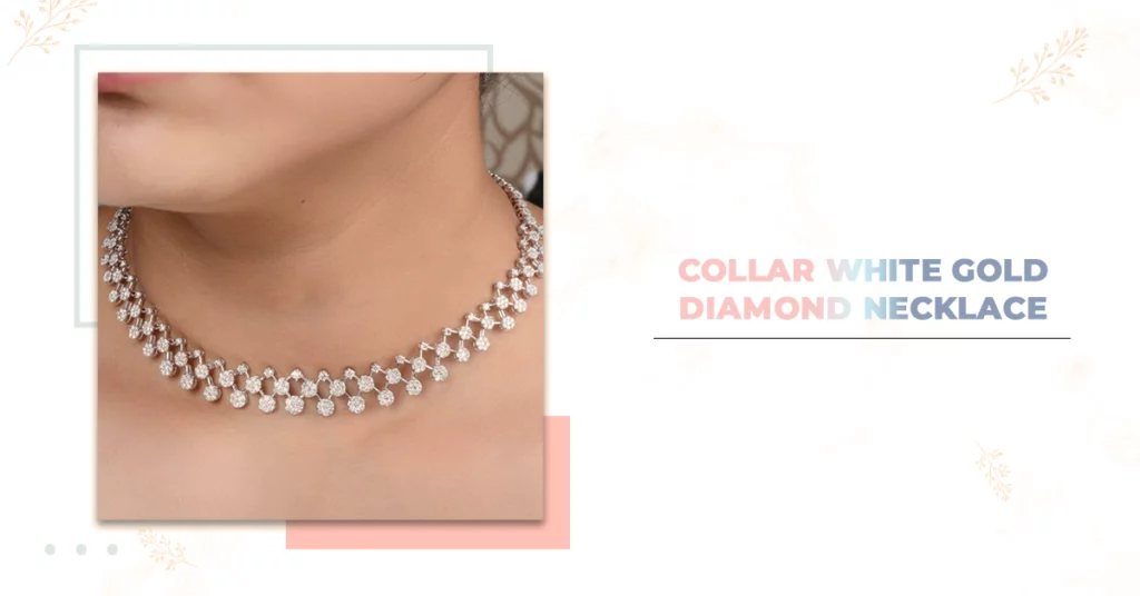 Collar White Gold Diamond Necklace