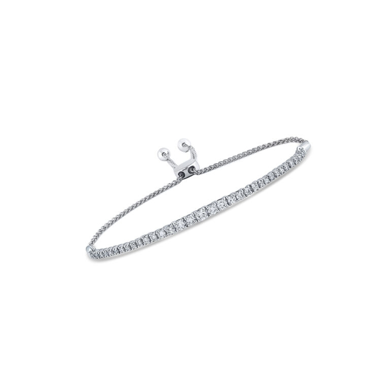 Lab Grown Graduating Diamond Bolo Bracelet