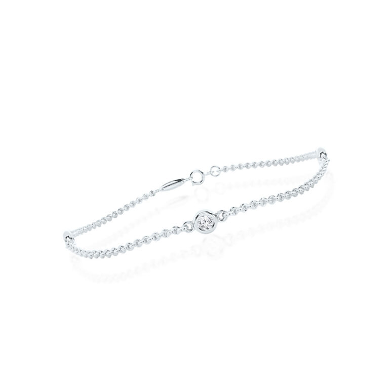 Three Stone Lab Grown Diamond Bracelet