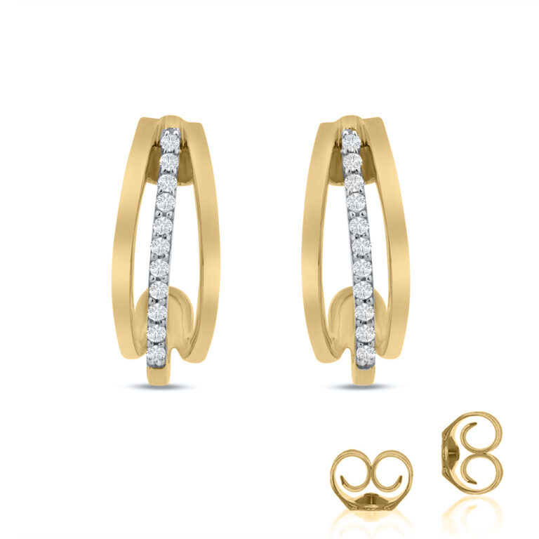 Pear Shaped Dangling Lab Created Diamond Earrings
