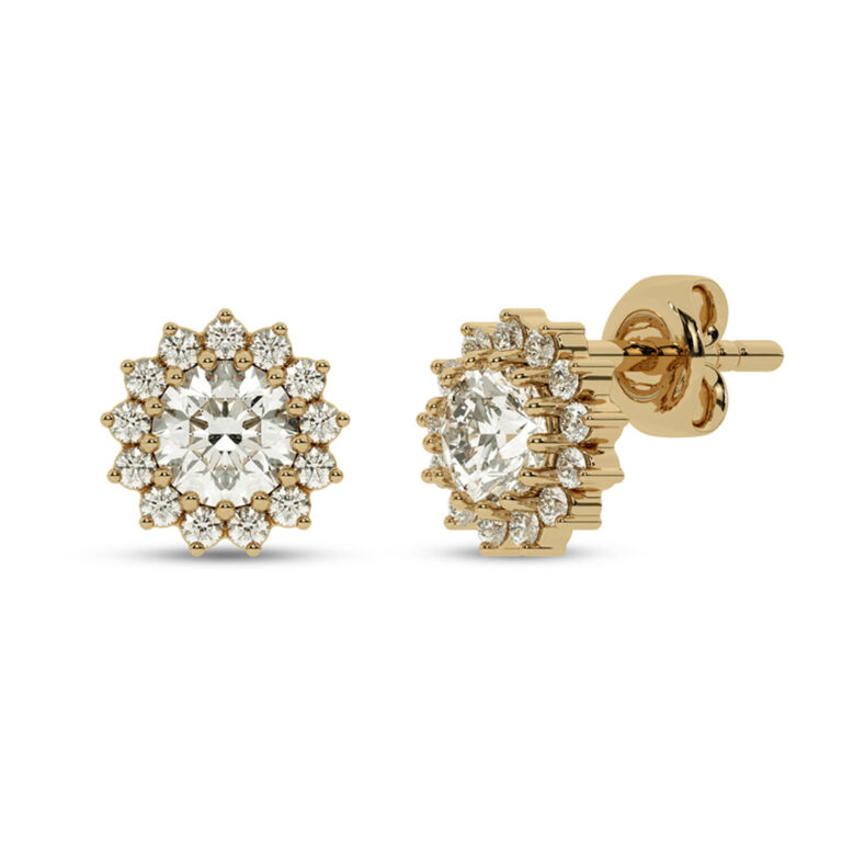 Sunfire Lab Grown Diamond Stud Earrings