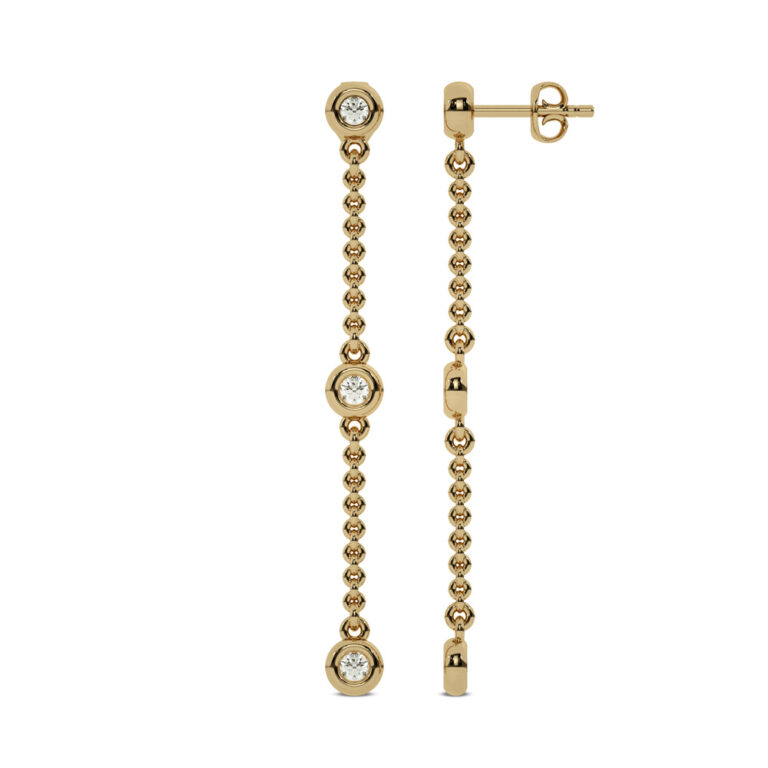 Luminous Strands Lab Grown Diamond Earrings