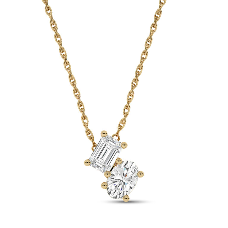 Two Entwined Souls Lab Grown Diamond Necklace