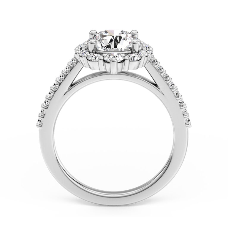 Lab Grown Ever Bloom Diamond Engagement Ring