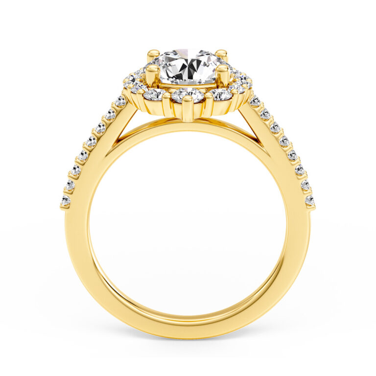 Lab Grown Ever Bloom Diamond Engagement Ring