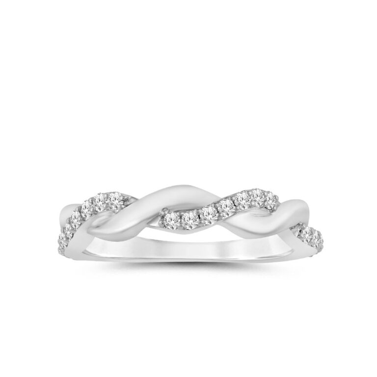 Elysia Intertwined Lab Grown Diamond Ring