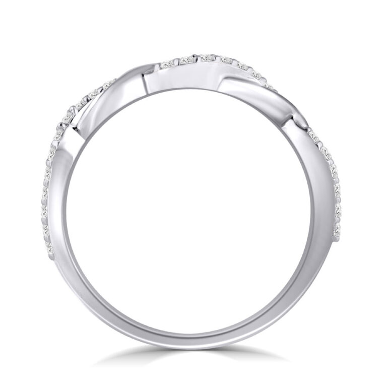 Elysia Intertwined Lab Grown Diamond Ring