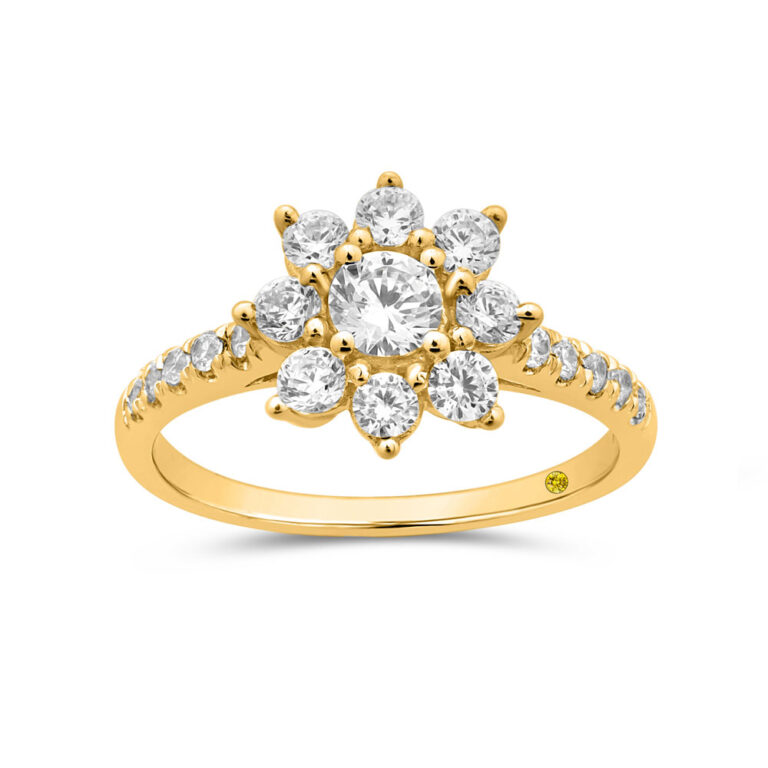 Lisbon Floral Lab Grown Diamond Ring
