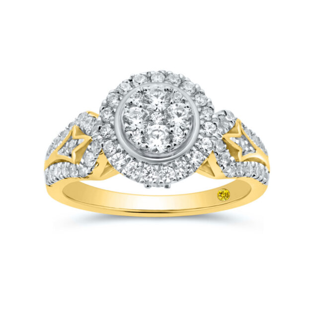 Elevate Bloom Lab Grown Halo Diamond Engagement Ring