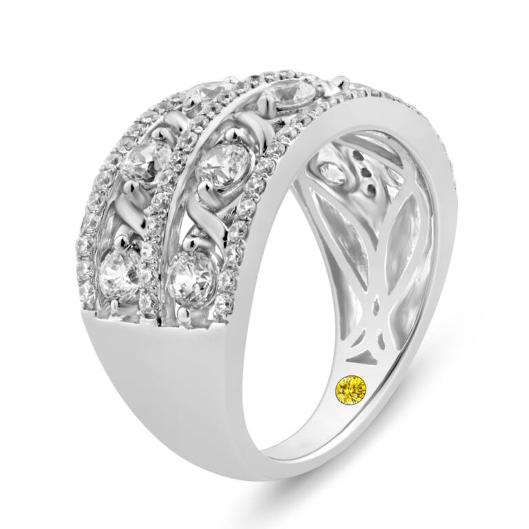 Arcane 'XO' Styled Lab Grown Diamond Ring