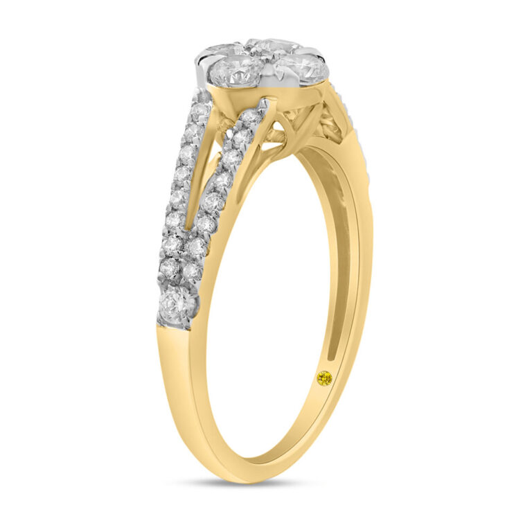 Nimbus Lab Grown Split Shank Diamond Ring
