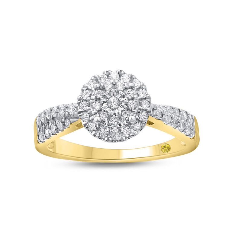 Sylva Pavé Set Lab Created Diamond Engagement Ring
