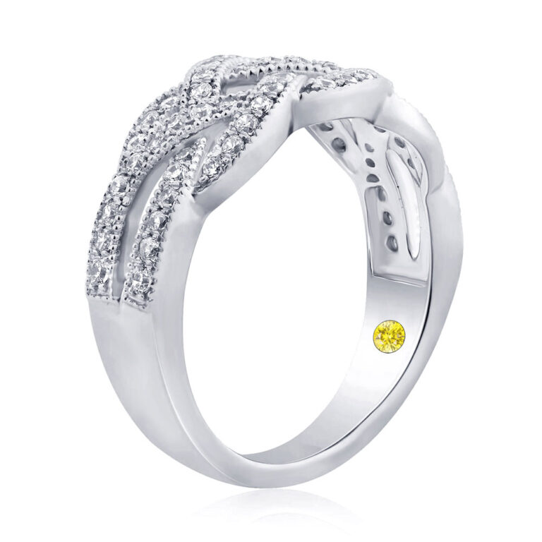 Mosaic Lab Grown Interwoven Diamond Ring