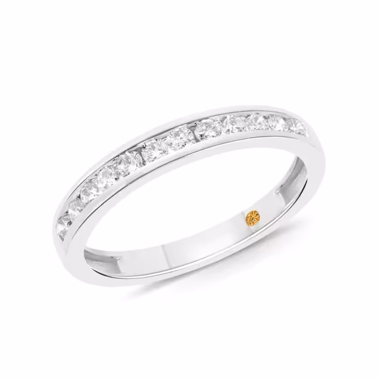 Jaipur Channel Set Lab Grown Diamond Ring