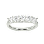 Graduating Five Stone Lab Grown Diamond Trellis Band (2  ct. tw.) 18K - White Gold_1,Graduating Five Stone Lab Grown Diamond Trellis Band (2  ct. tw.) 18K - White Gold_2,Graduating Five Stone Lab Grown Diamond Trellis Band (2  ct. tw.) 18K - White Gold_3,Graduating Five Stone Lab Grown Diamond Trellis Band (2  ct. tw.) 18K - White Gold_4,