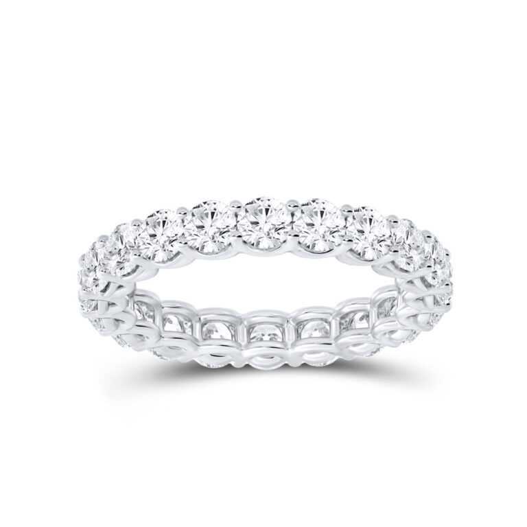 Riviere Lab Grown Round Diamond Eternity Ring