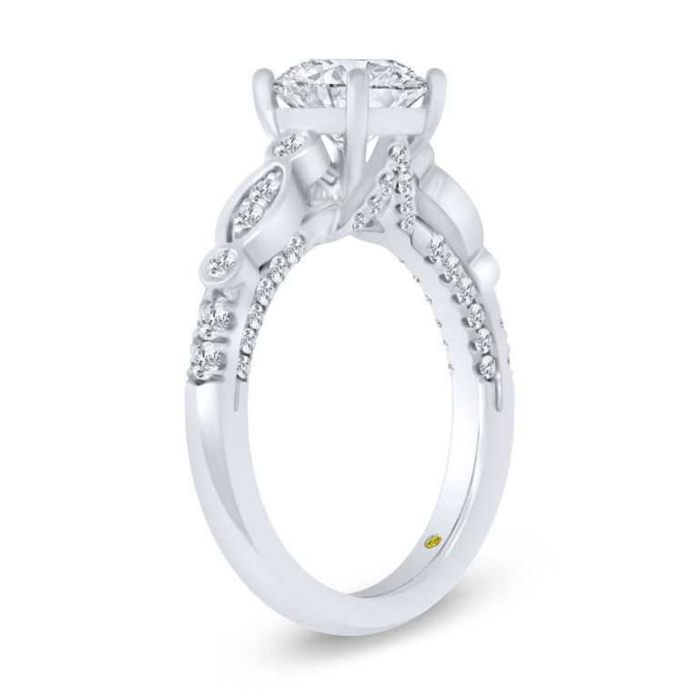 Cryst Illusion Marquise Lab Grown Diamond Engagement Ring