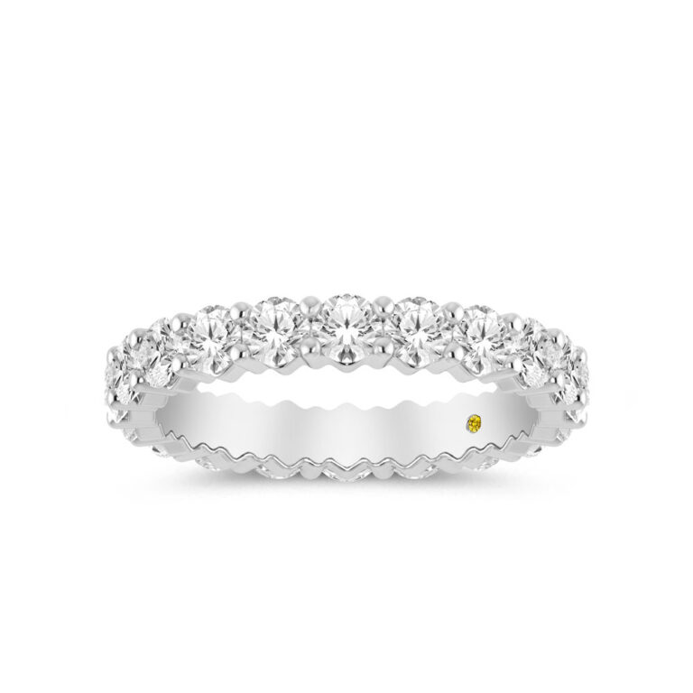 Haloa Full Coverage Lab Grown Eternity Diamond Ring