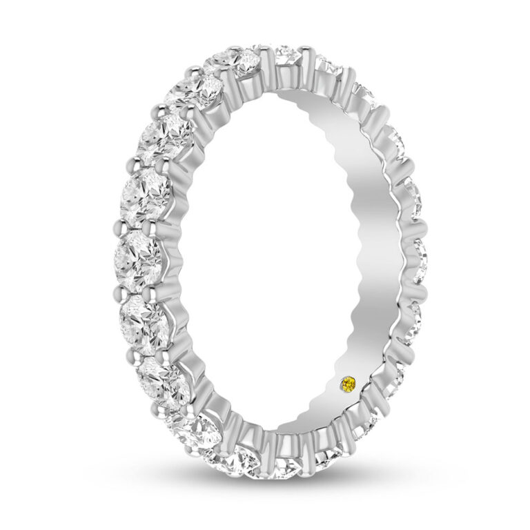 Haloa Full Coverage Lab Grown Eternity Diamond Ring